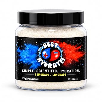 Best Hydrate Lemonade Electrolyte Powder, Low Sugar, 333 g, 32 Servings