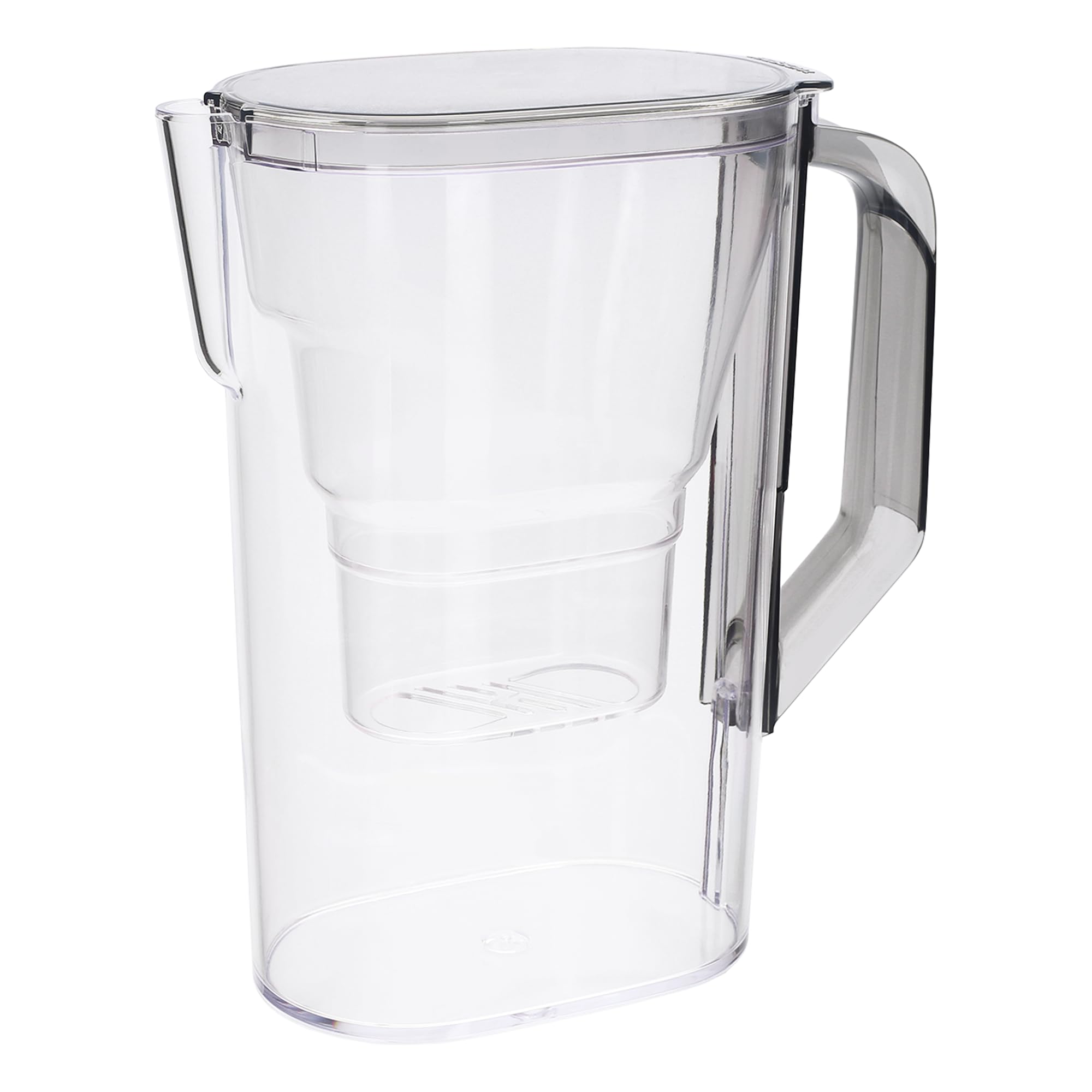 Wessper Dzbanek Filtrujący 2.7L | Zamiennik dla filtra Dafi Unimax Aquaphor A5 BRITA Maxtra+ PHILIPS AWP212/10 | Filtr do Wody Redukujący Kamień i Chlor | Dzbanek Filtrujący + 1x Wkład – Czarny