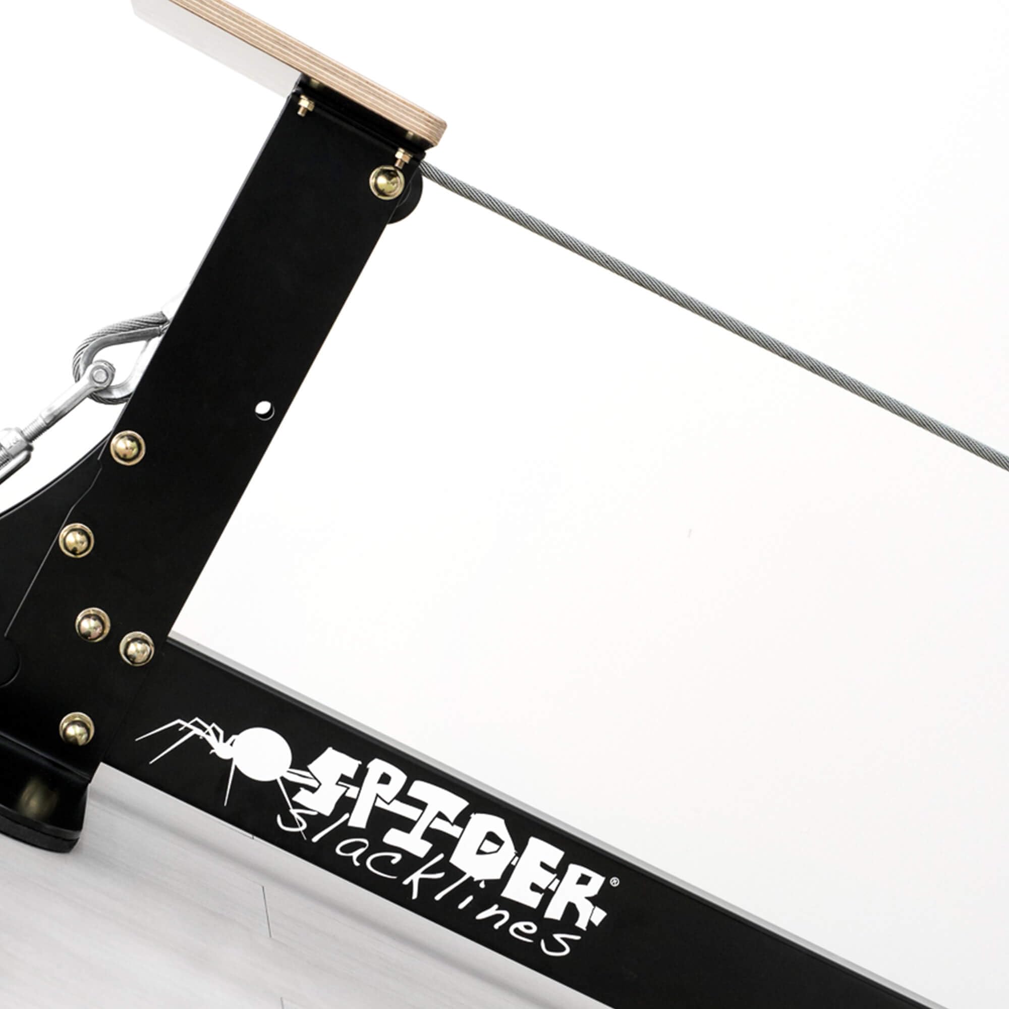 SISA1 - Slackhouse 4.1 - Indoor Slackline o Cuerda Apretada de Metal - Fitness y Gimnasio - Adecuado para Principiantes y Expertos - Longitud Slackline 4 m