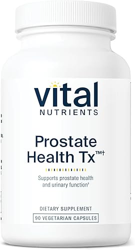 Vital Nutrients - Prostate Health Tx - Soporte de próstata basado en la evidencia - 90 cápsulas vegetarianas por botella