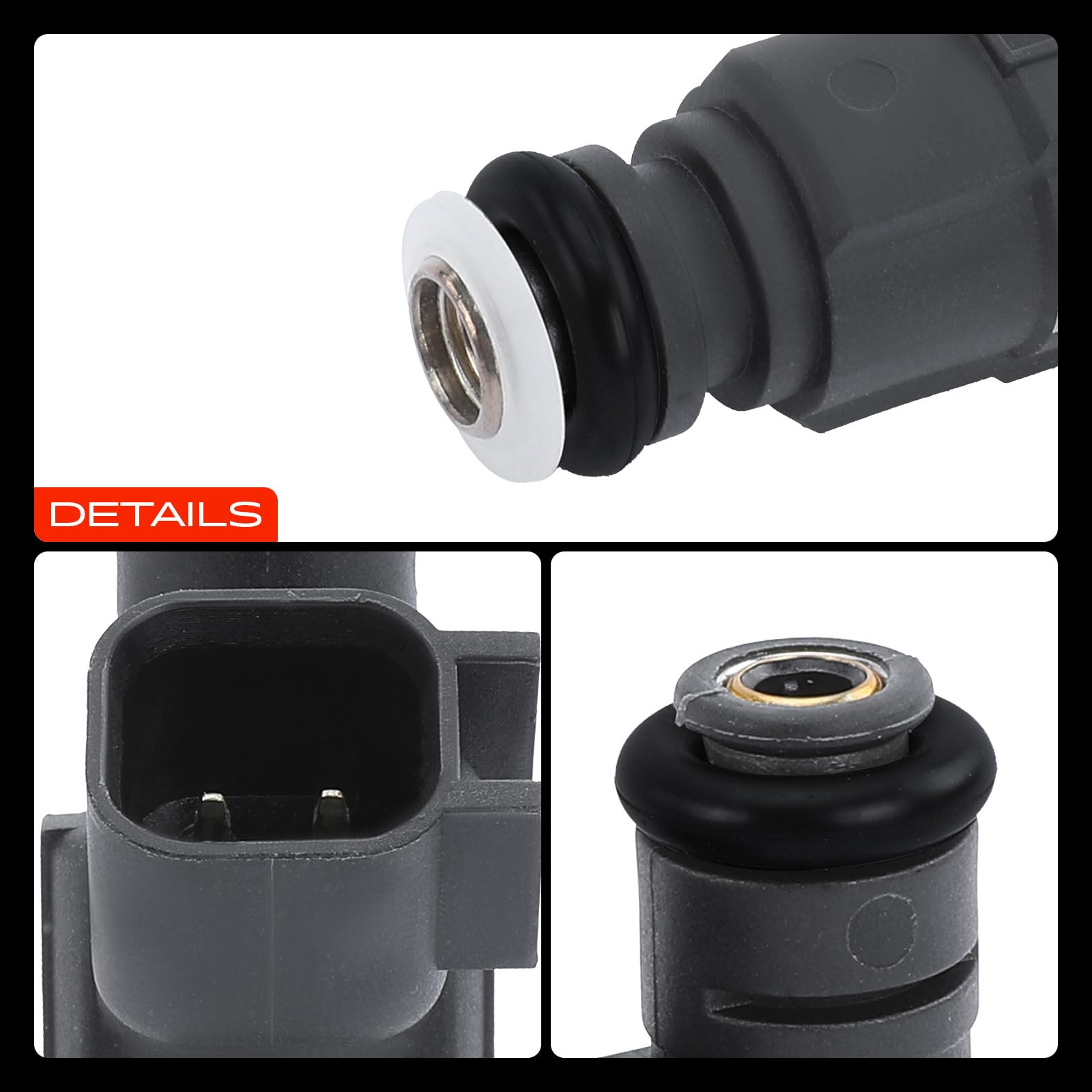 Frankberg 4x Válvulas de inyección Tobera de inyección Compatible con M.i.n.i cabrio R52 C.o.o.p.e.r M.i.n.i cabrio R52 One M.i.n.i R50 R53 One M.i.n.i R50 R53 C.o.o.p.e.r Replace# 13531487607,FJ967