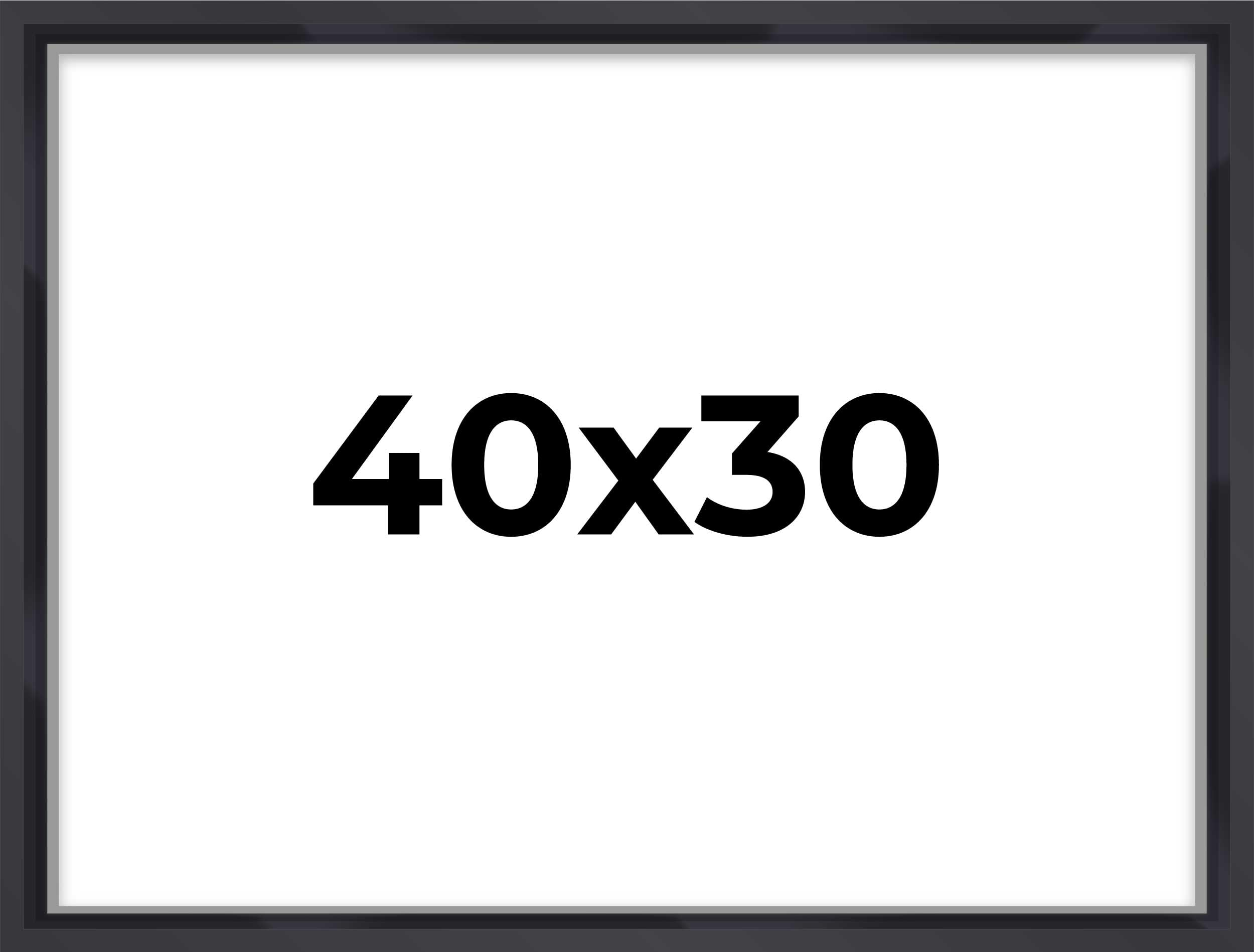 Amazon.com - 30x40 Shadow Box Frame Contemporary Black | 3/4