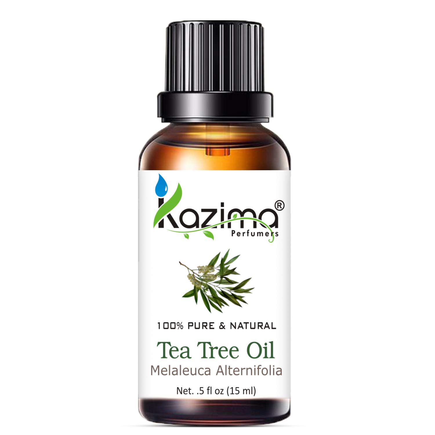 KAZIMA Tea Tree Essential Oil - 100% Pure Natural & Therapeutic Grade For Skin care & Hair (15ML) 1