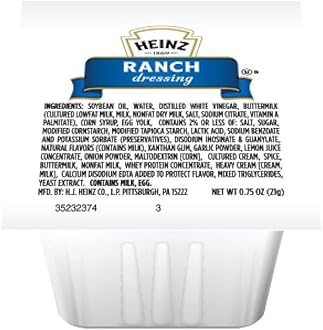Ranch Dressing (0.75oz Packets, Pack of 100)