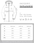 AXESQUIN Mens Waterproof Rain Jacket Lightweight Hooded Rain Coat Packable Windproof Outdoor Hiking