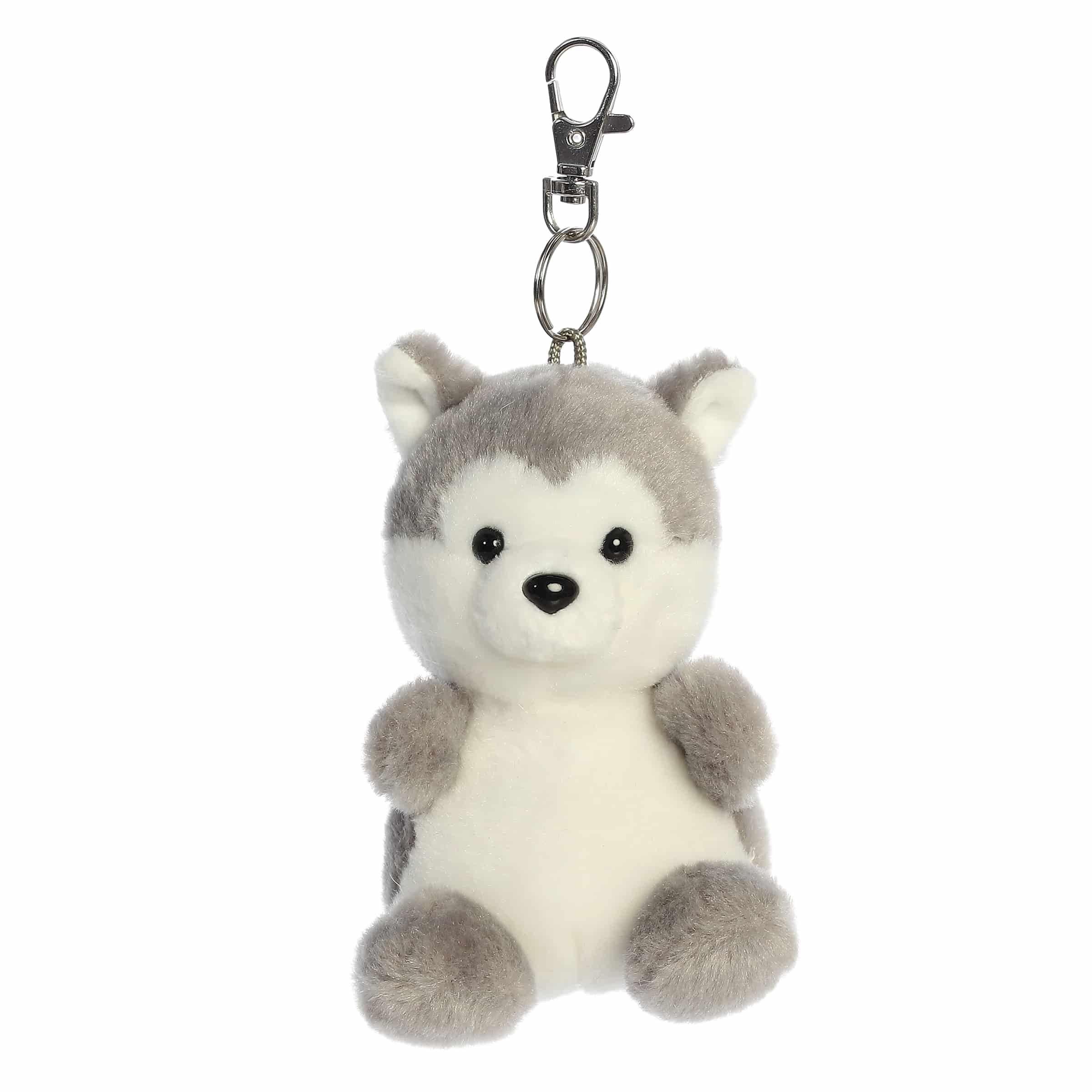 Amazon.com: Aurora® Adorable Palm Pals™ Busky Husky™ Clip-On - Fun
