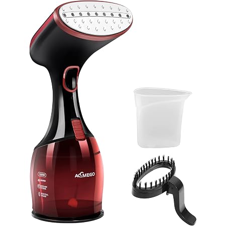 Amazon.com: AEMEGO Vaporizador de mano para ropa, vaporizador de ropa,  vaporizador de ropa de viaje y vaporizador portátil para ropa, removedor de  arrugas de tela 2 en 1, tanque de agua de