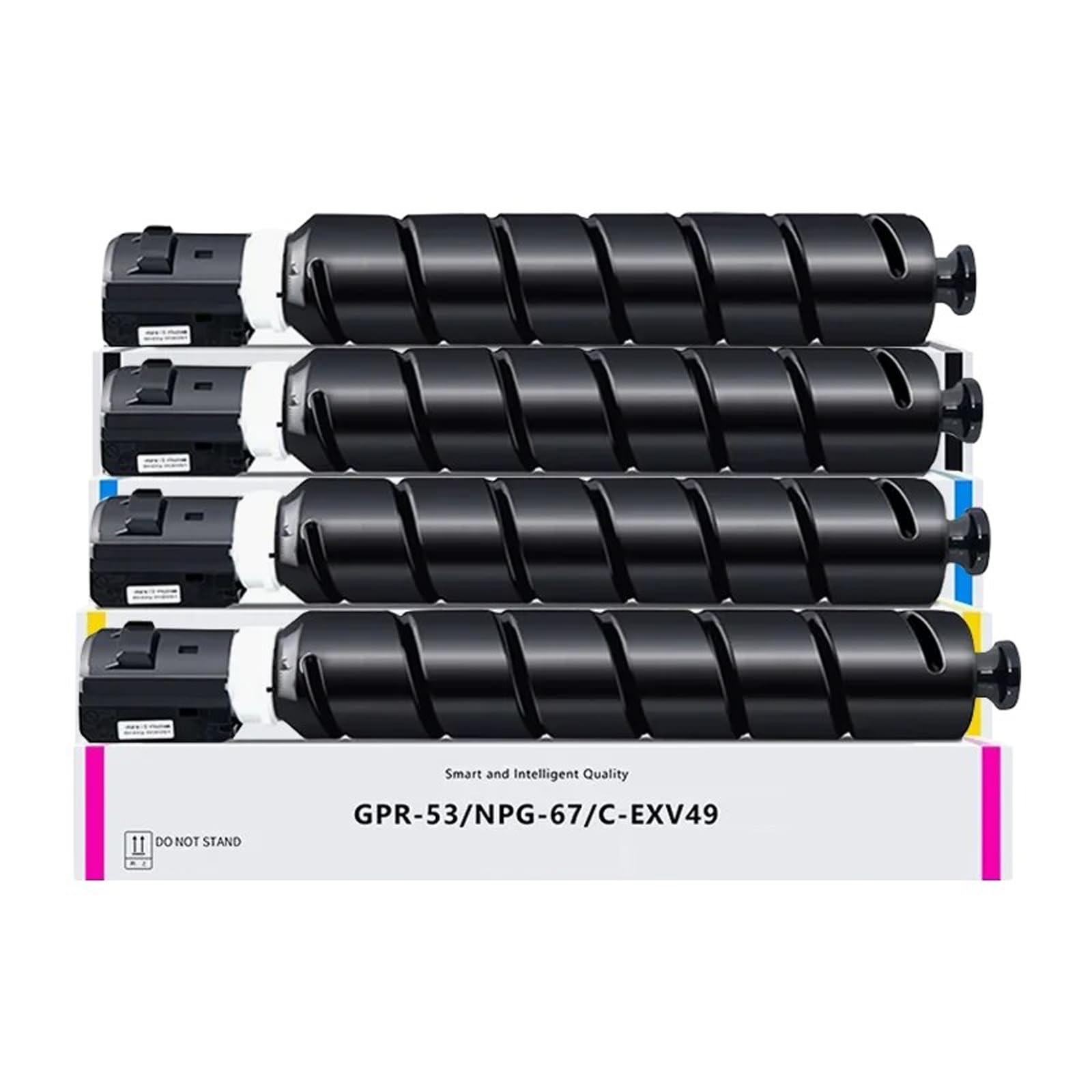 Cartucho de tóner Compatible con C-EXV49 EXV49 NPG67 GPR53 Compatible con Canon IR Advance DX C 3720 i DX C 3725 i DX C 3730 I IR-C 3320 5300 y 2500 Páginas (4-Pack)