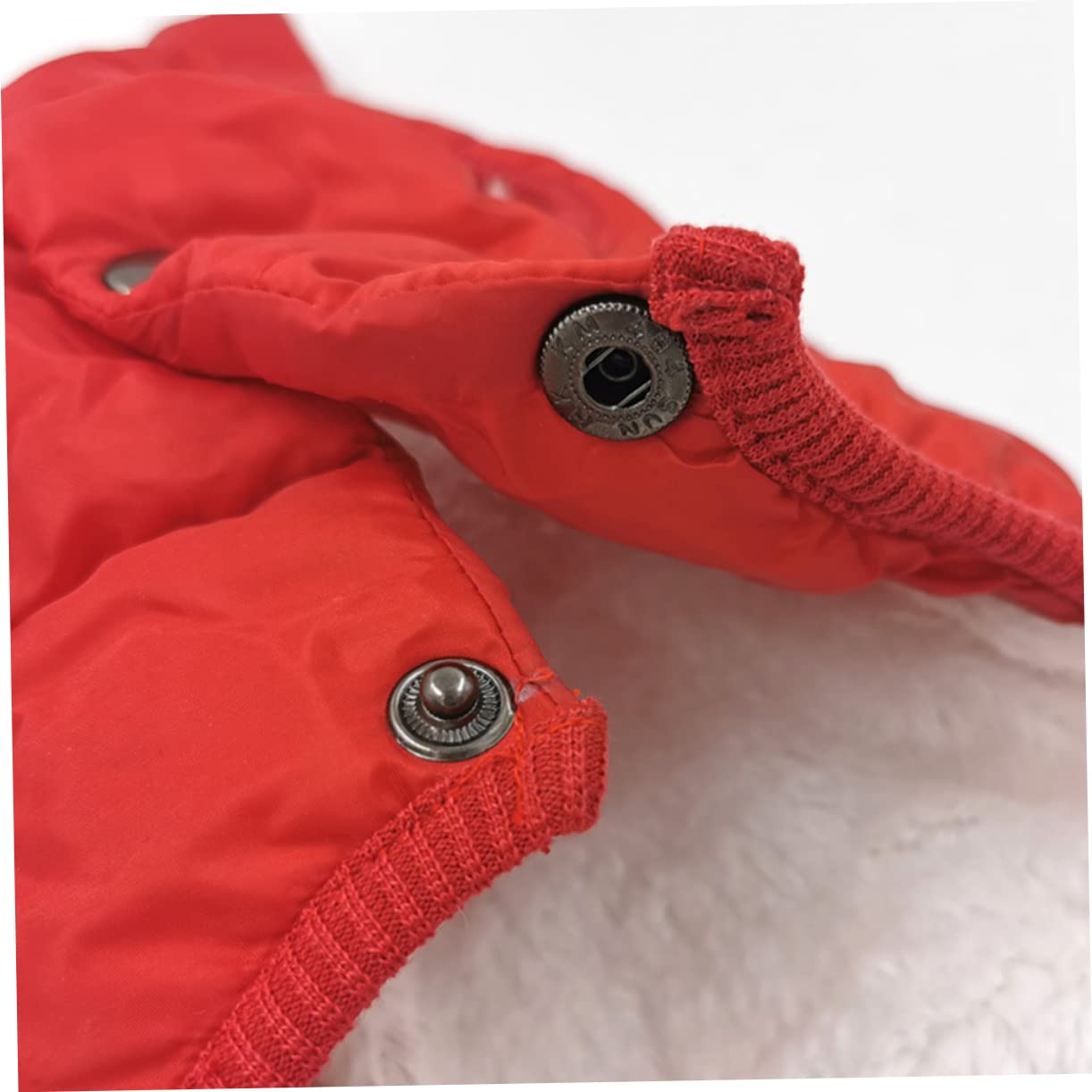 SUPVOX 3pièces Gilet Chaleur Hiver pour Chien Douillette Et Résistante Froid pour Animaux De Compagnie Vêtements Hiver pour Petits Et Moyens Chiens Rouge XS