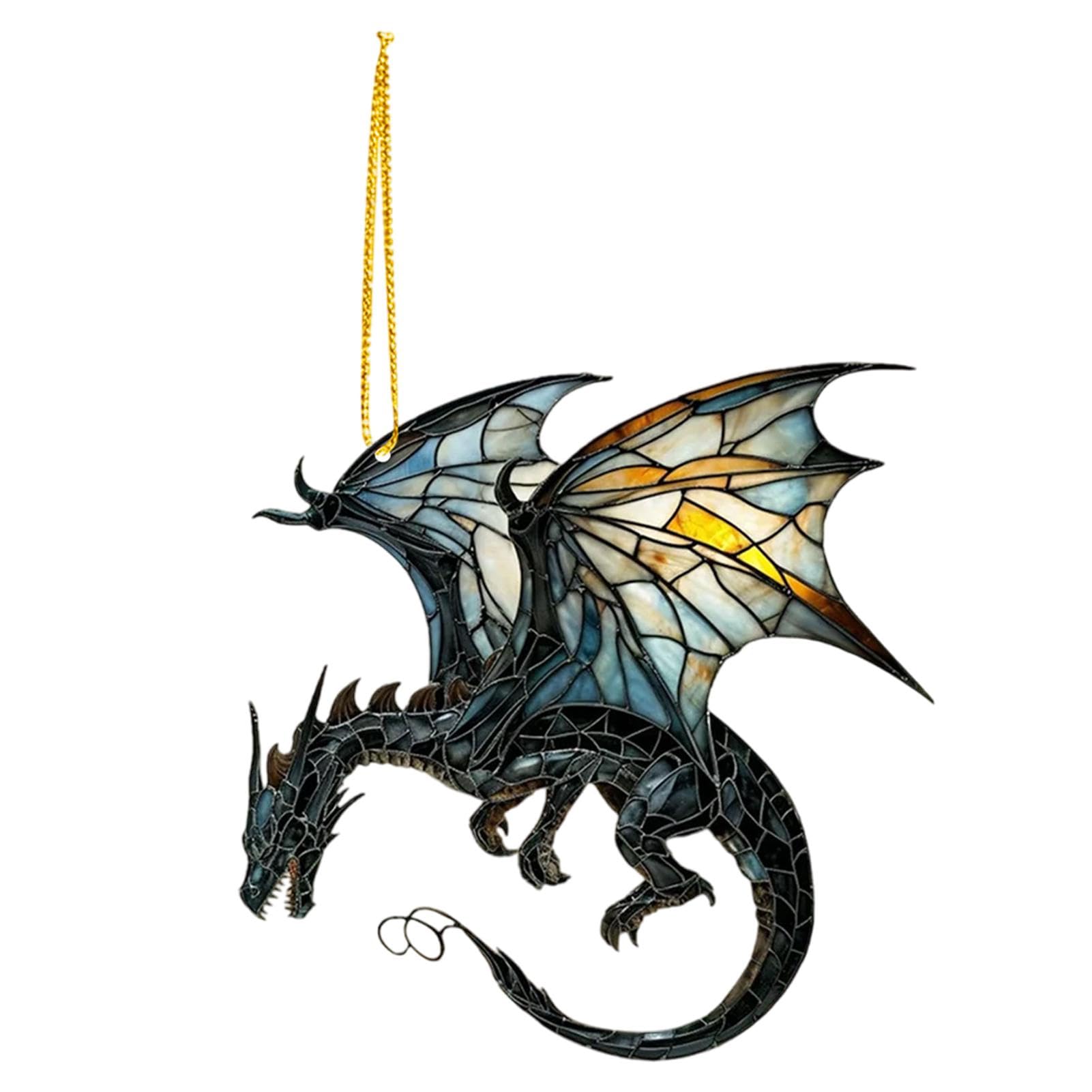 Drachen Acryl Fenster Lichtfänger - Kratzfester Fensteranhänger Für Garten & Balkon