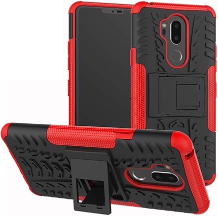 Labanema LG G7 Funda, [Heavy Duty] [Doble Capa] [Protecci?n Pesada]
H?brida Resistente Funda Protectora y Robusta para LG G7 (con 4 en 1
Regalo empaquetado) - Rojo : Carcasas y fundas