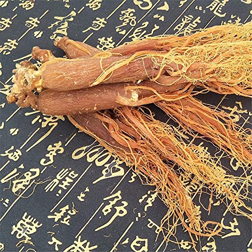 Red Ginseng Roots Whole Root Pieces - Red Panax Ginseng Roots Ginseng Red Ginseng Korean Red Ginseng Supplement Red Ginseng Tea Energy Chews (100 Grams /0.22 Lbs), 1.0 Count #TOP2