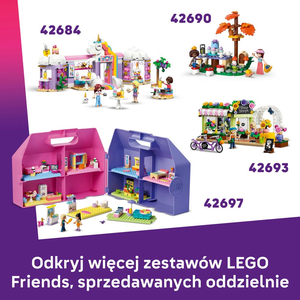 LEGO Friends Domek na luksusowym kempingu, zabawka konstrukcyjna dla dziecka, zestaw do zabawy w odgrywanie ról, pomysł na prezent dla dziewczynki lub chłopca od 6 lat 42682