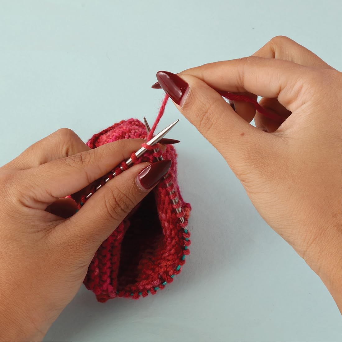 KnitPro The Mindful Collection Explore Fixed Circular Needles Set 10" (25cm) | 8 US Sizes (2.5-8)