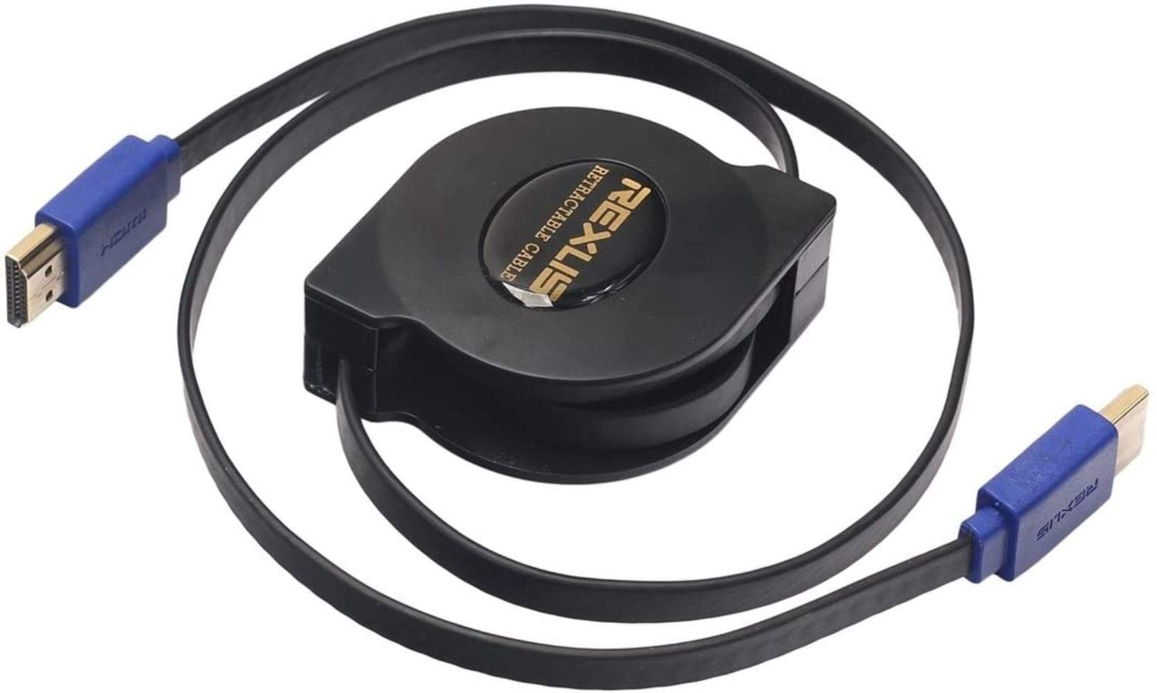 HDIM Cable HD línea retráctil automática del Encogimiento del Ordenador Conexión de TV Set-Top Box Línea HDMI 1080P1.8 Metros (Size : 1.8m)