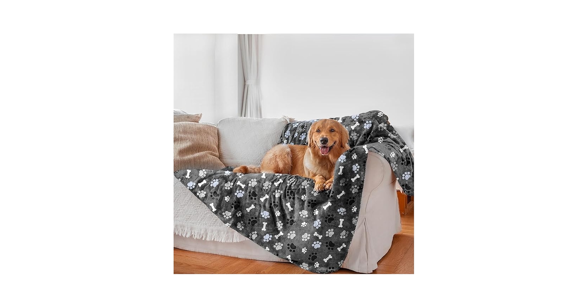 Amazon.com : AIWEK Waterproof Dog Blanket, Pattern Printing