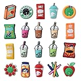 [Hmctor] 20 pcsキャラクター靴花靴アクセサリー、 靴花アクセサリー、PVC靴花靴アクセサリー、子供の男の子の女の子のきれいな 靴アクセサリー（冷たい 靴花靴アクセサリー）