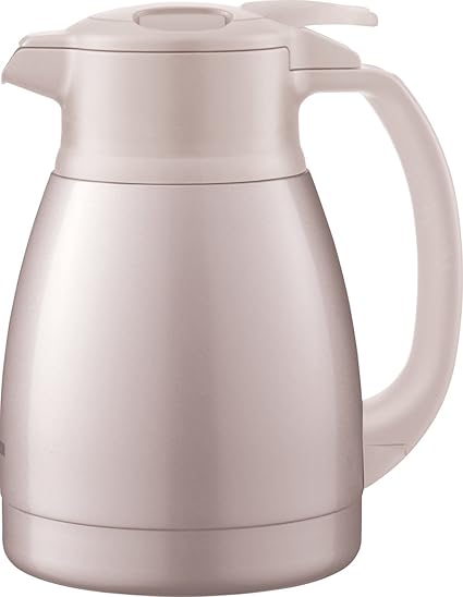 Zojirushi Stainless Steel Lined Vacuum Insulated Handy Pot, 1 Litre, Herb Pink (SHHA-10-PF)