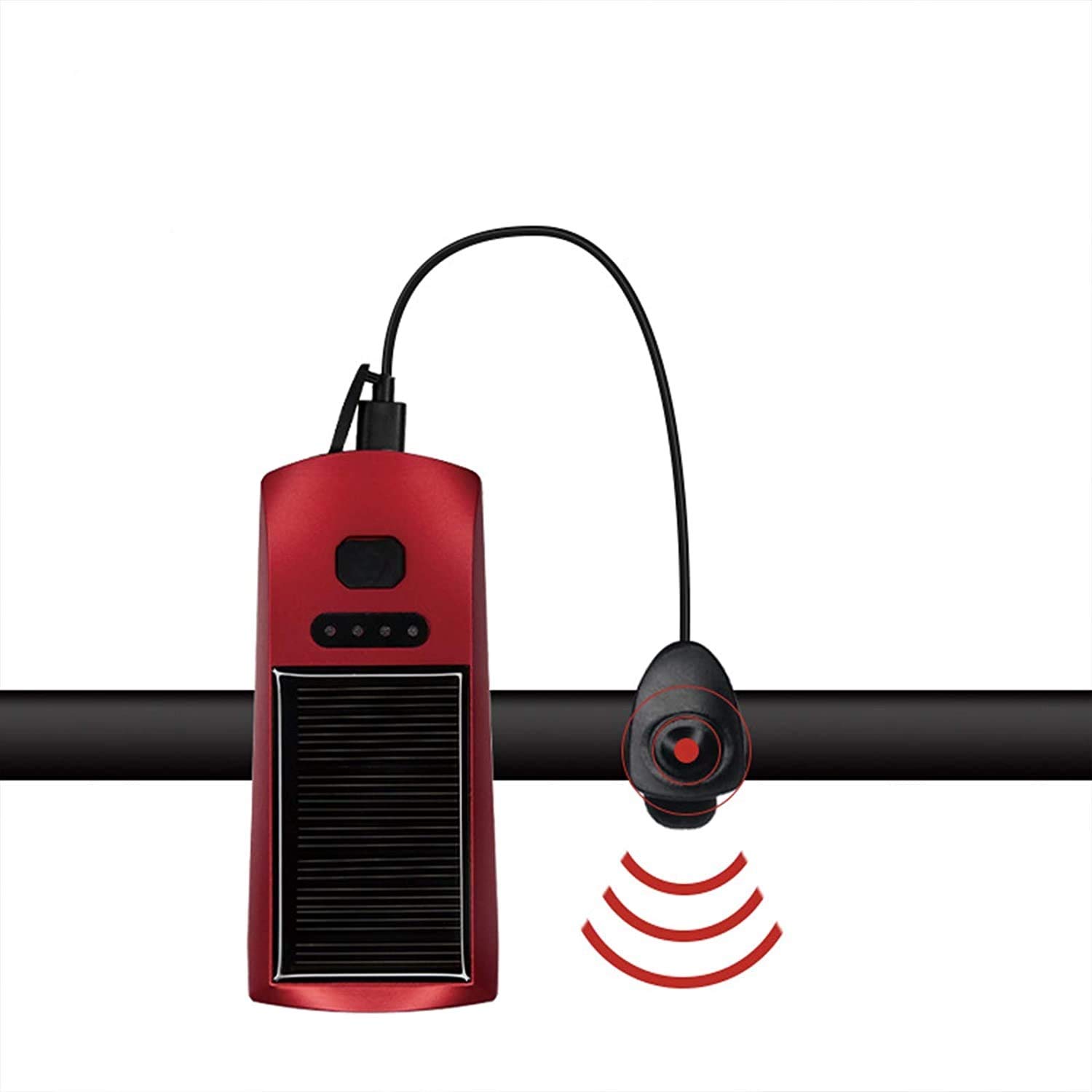 Bike Light USB Ricaricabile, Doppia T6 ad Alta luminosità luci per Biciclette Anteriore, feritoia per Bicicletta a LED Luminosa, Torcia da Ciclismo Stradale