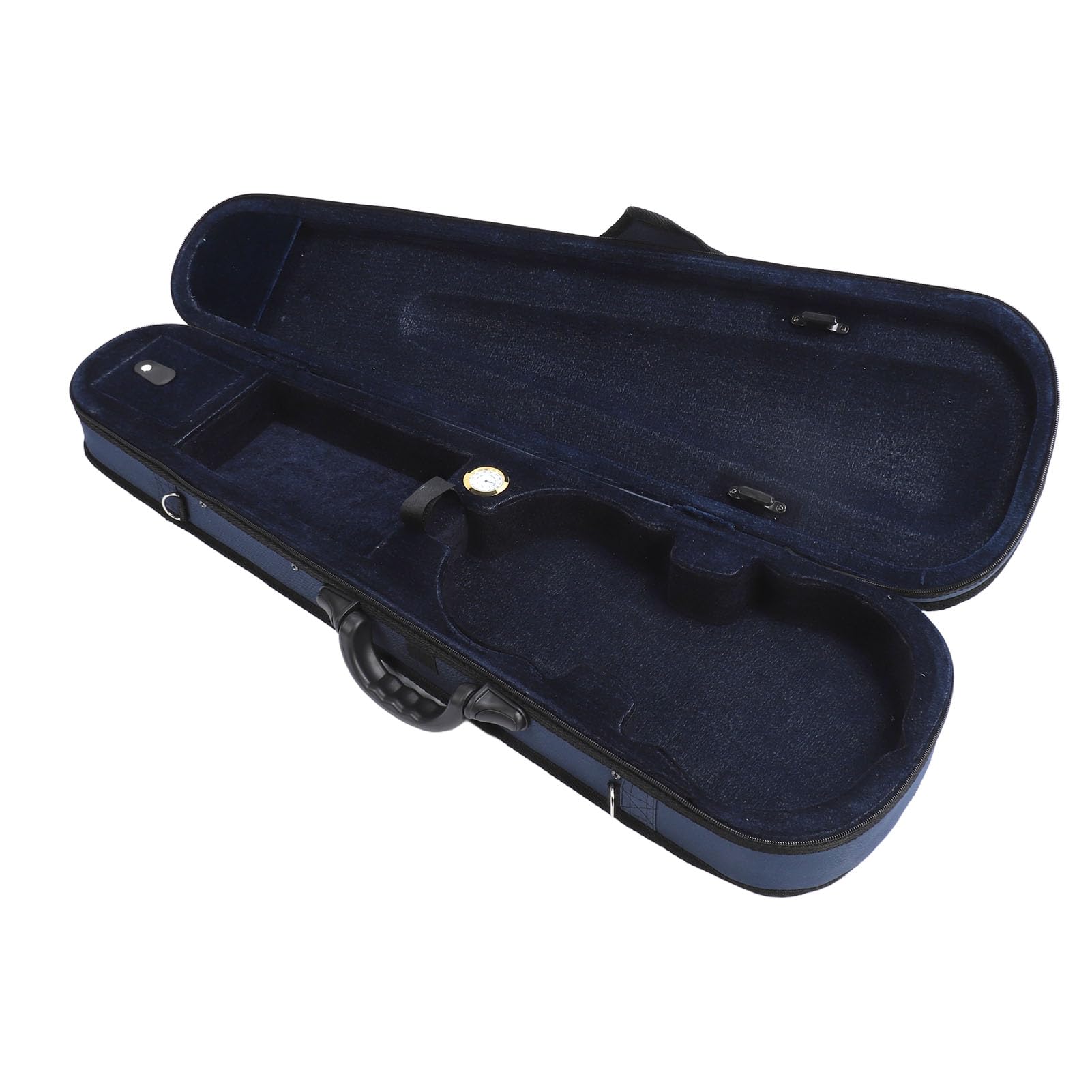 Jeffergarden Custodia per Violino Custodia Rigida in Tessuto Oxford Blu con Design a Sospensione Igrometro Borsa Portatile per Studenti Pendolarismo Viaggi di Pratica con Spallacci