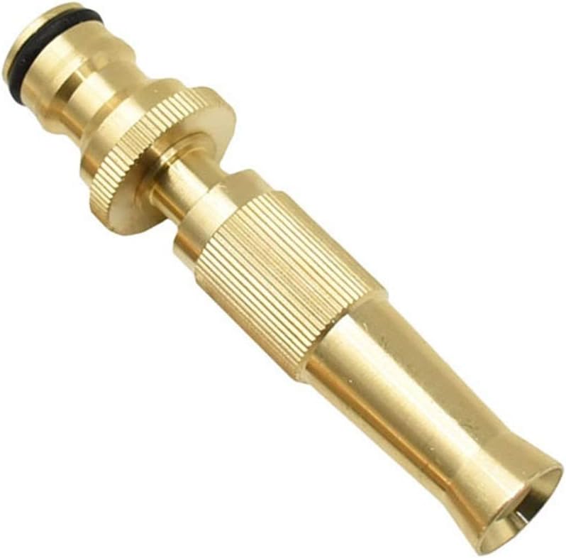 Gardening Watering System Tools 15 Pieces of Brass Variable Flow Direct Injection High Pressure Water Gun 1/2 Inch Hose 16 Mm Nipple Connector Irrigation Car Wash Nozzle (Color : 1I2 Hose)
