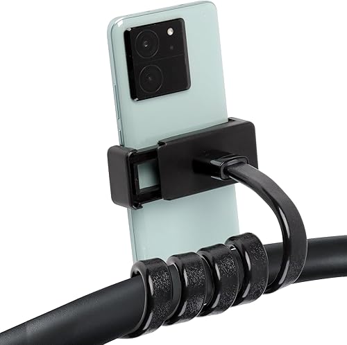 Miniatura 1 de Soporte de teléfono para cochecito portátil, flexible, soporte para teléfono celular, soporte ajustable de cuello de cisne para teléfono, soporte de