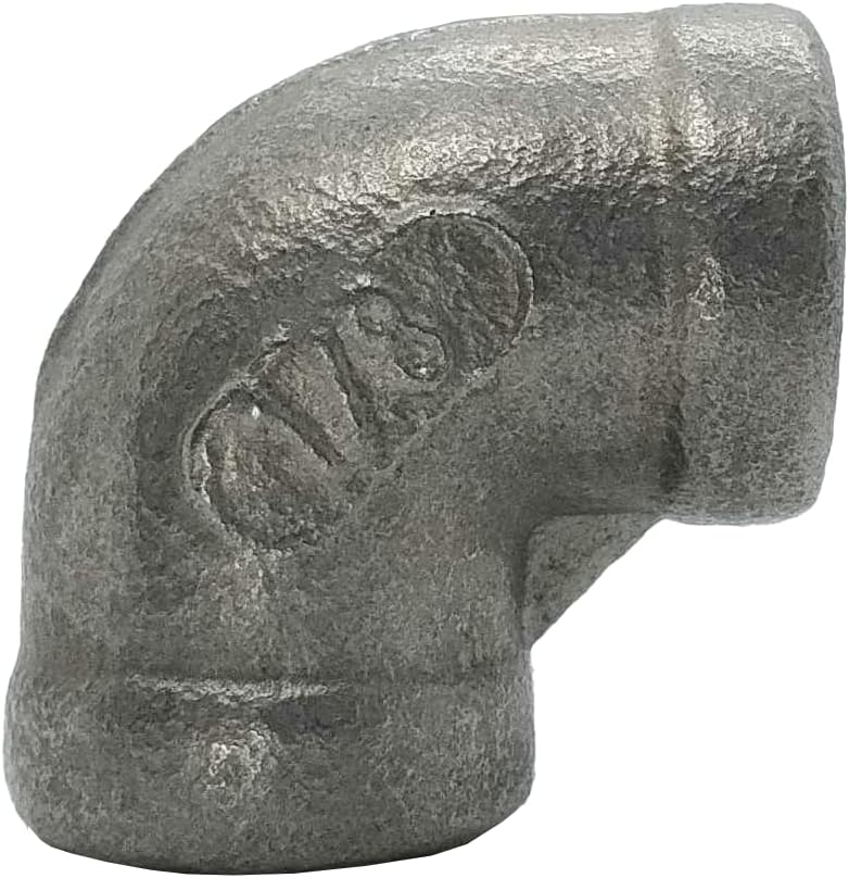 AF Hydro Stainless Steel SS316 90 Degree Elbow Pipe Fitting 4” NPT Female Thread, Pressure Rating up to 150 PSI, Class 150 Connector Adapter