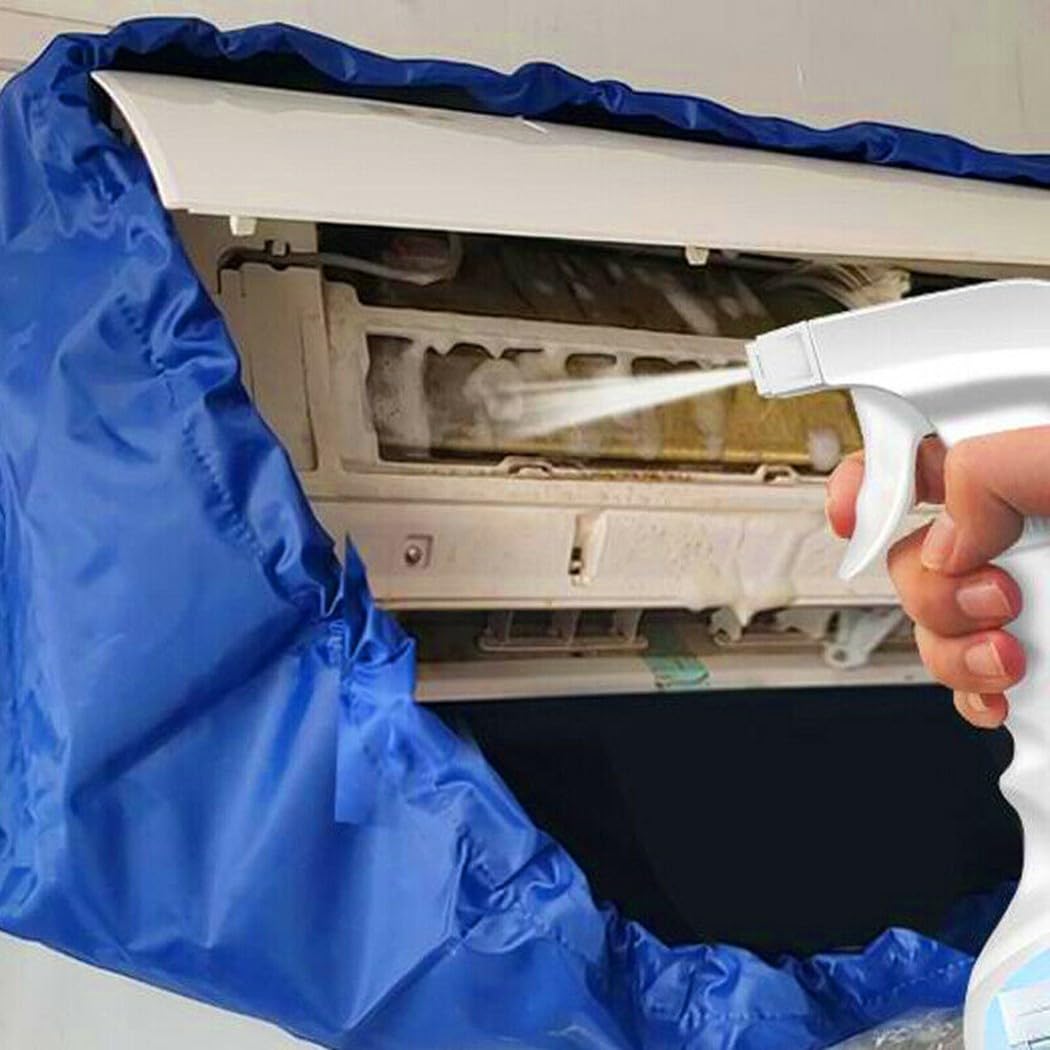 split aire acondicionado limpieza cubierta， Funda for aire acondicionado, 240 x 50 cm, funda for limpieza de aire acondicionado, resistente al agua, funda protectora for limpieza de polvo for el hogar