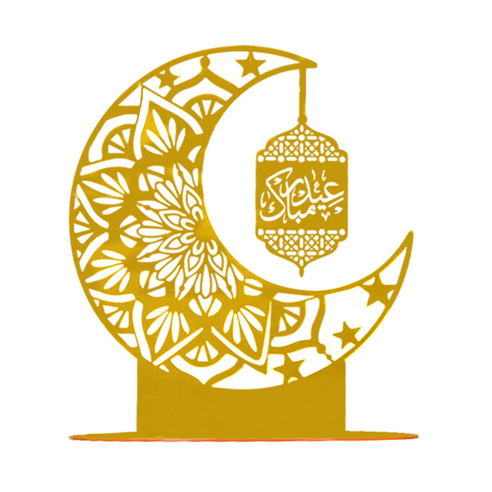 Tsophreniq Shape Acrylics Ornament Desk Decoration Eid Festival for Eid Celebration Supply Party Holiday