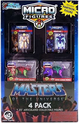 Worlds Smallest Masters of The Universe Micro Figures Exclusive Collectors Set, Multi