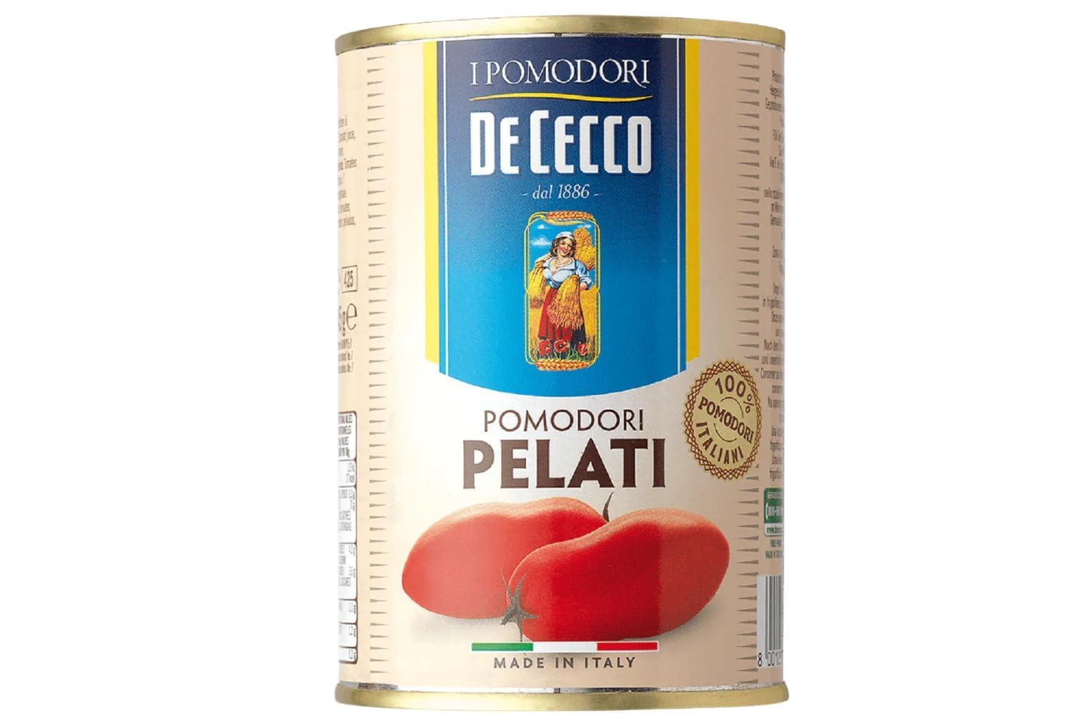 Italian Gourmet – Geschälte Tomaten Pelati aus 100% italienischen Tomaten 48×400g – Aromatische ganze für Saucen, Pizza, Pasta & mediterrane Küche + Italian Gourmet Polpa