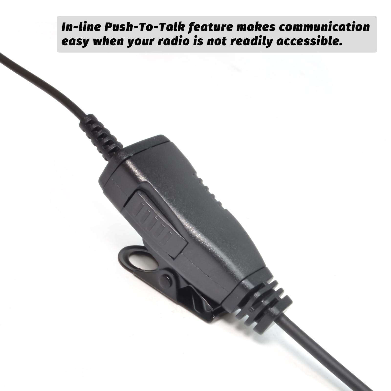 Paquete de 3 auriculares Walkie Talkies con micrófono para Motorola Talkabout T600 T800 T460 T470 T475, auricular D-Shell con micrófono en línea y PTT para radios bidireccionales Talkabout