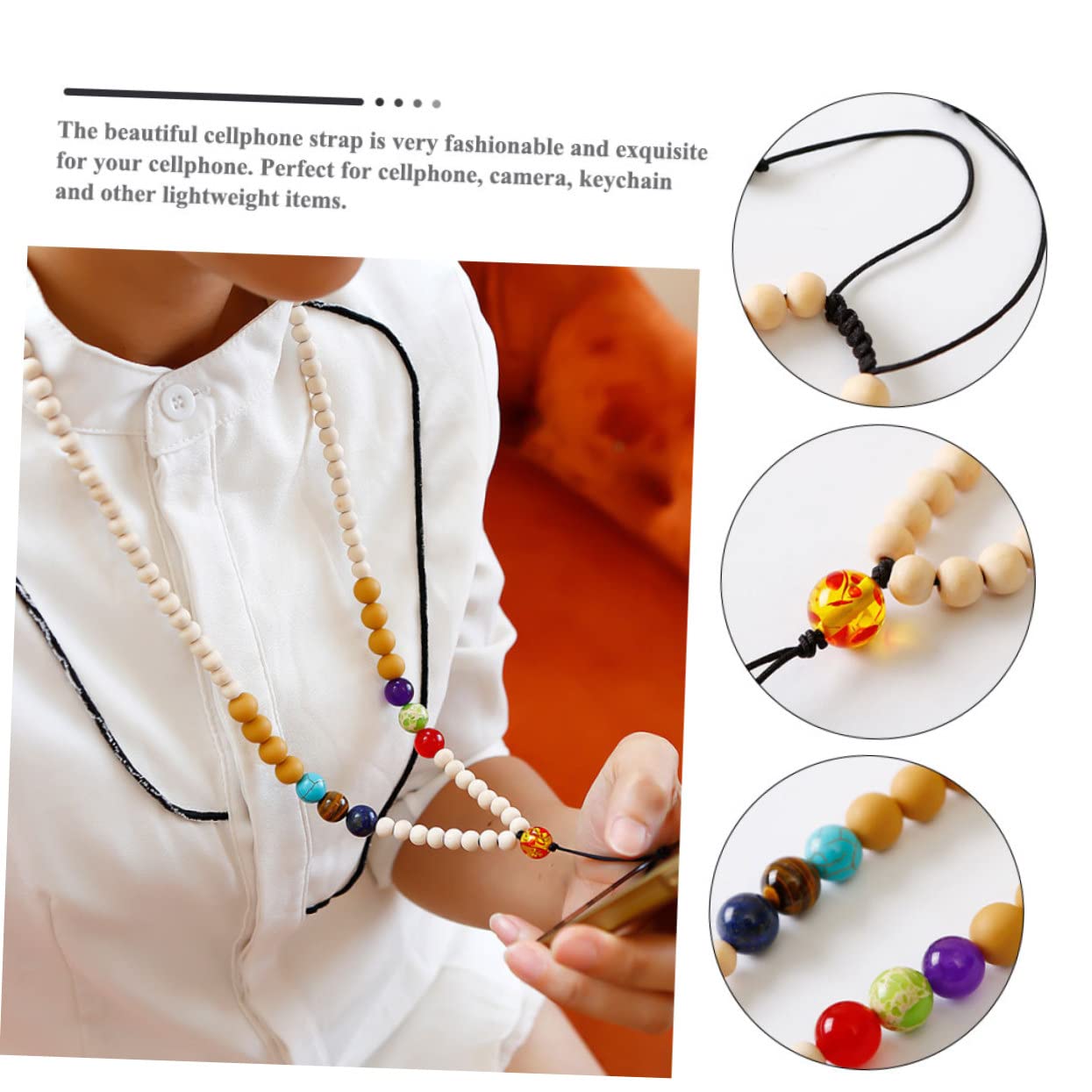 Hemobllo 3pezzi Cinturino Per Telefono e Lanyard Per Smartphone Cordino Per Outdoor Facile Installare e Rimuovere Design e Duraturo
