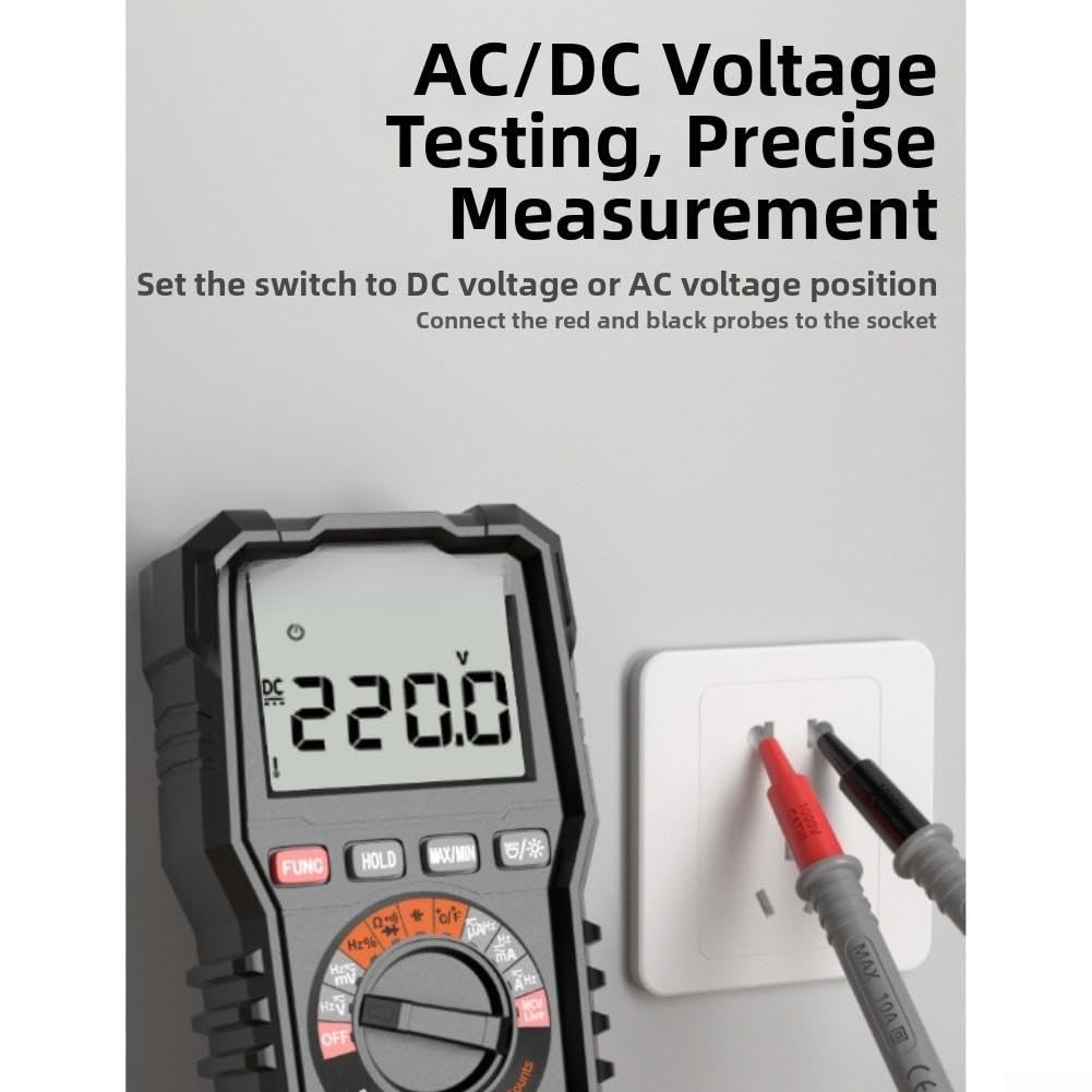 Multimeter mit NCV Spannungsprüfer und Alarm(Project 10000)