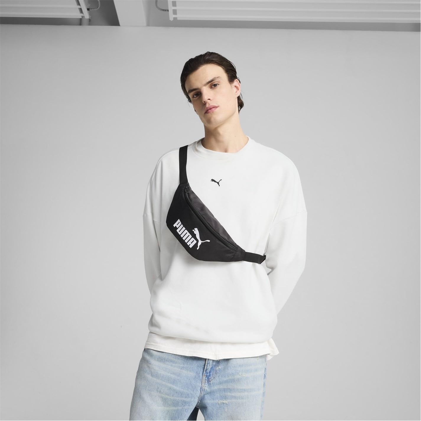 Puma - Puma Phase Waist Bag, Riñoneras Niños Unisex, Puma Black, OSFA - 091165 — view 2