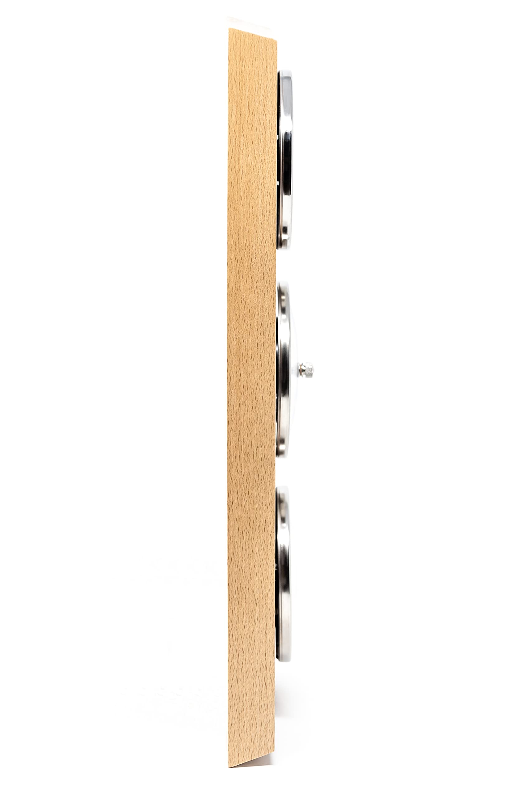 Fischer Stacja pogodowa, drewno, Beech Wood Natural, 30 x 15,5 x 34 cm
