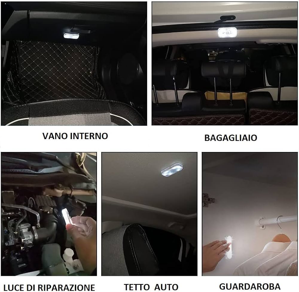 12V auto led tetto luce 46 led con interruttore plafoniera luce notturna  automobile interna lettura cupola universale bagagliaio posteriore