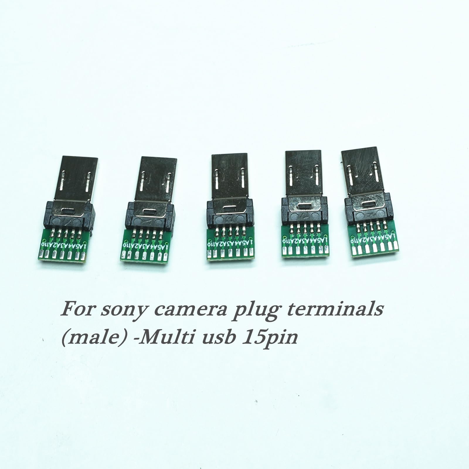 Per Sony Multi Spina USB a 15 pin Produzione fai da te Cavi di saldatura per scatto della fotocamera e ricarica trasmissione dati e altre occasioni fotografiche aeree con droni (spina maschio multi