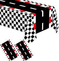 Vista 91 de WNINK Paquete de 6 manteles desechables negros de 54 x 108 pulgadas, para barbacoa, cumpleaños, picnic, despedida de soltera, compromiso, boda