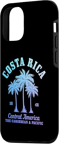 Miniatura 5 de iPhone 14 Pro Max Costa Rica Souvenirs Vintage Palmeras Surf Beach Case