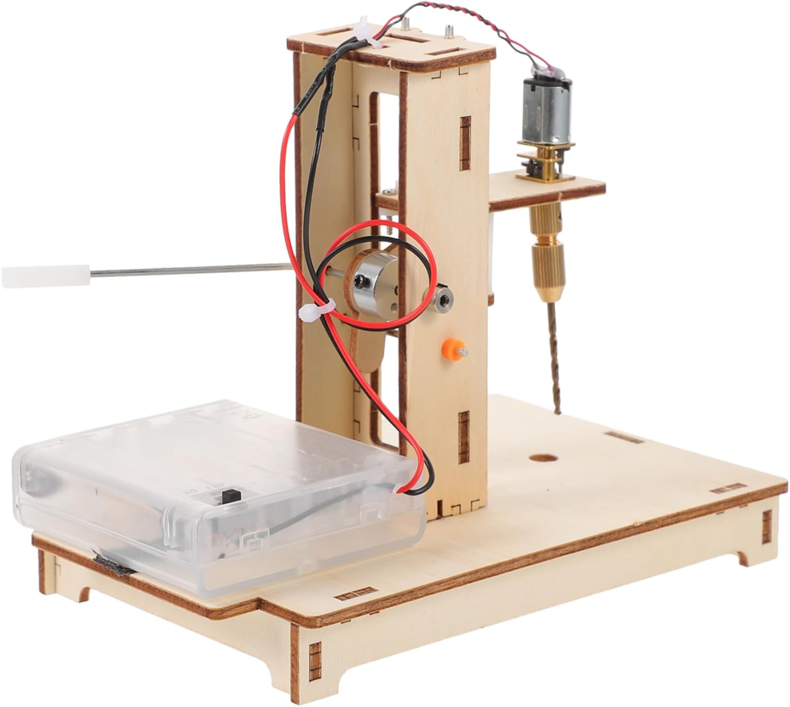 UPKOCH 1set Mini Drill Press Kit for Projects Easy to Use Efficient Drilling Machine for Science Education Crafts for Beginners and Experienced Users