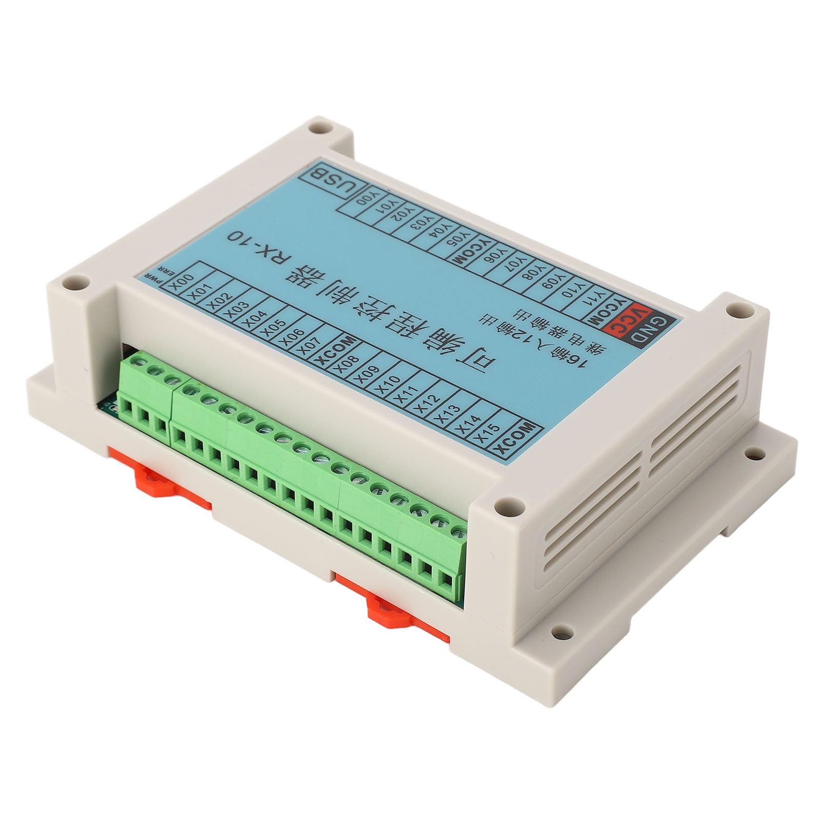 Programowalna płyta sterująca HaloVerde PLC 12-24 V DC RX 10 z wyjściem przekaźnikowym, obsługuje programowanie Win7 / Win10 do sterowania sekwencyjnego w drukowaniu /