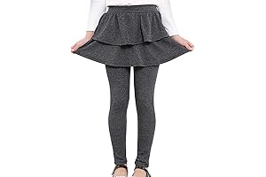 Girls 6-7 Years School Uniform Pants Tutu Leggings Kids Clothes