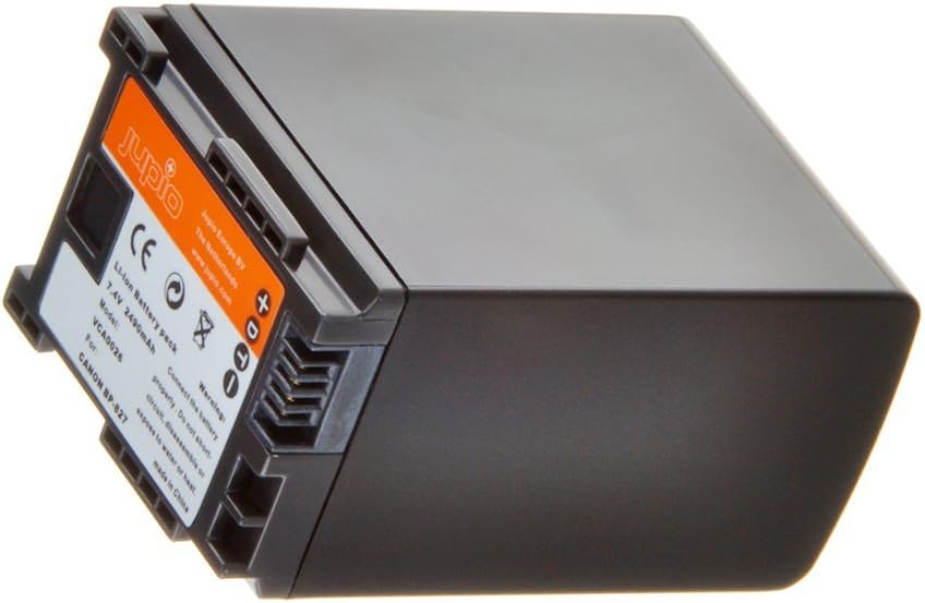 Jupio Digital Camcorder Replacement Battery for Canon BP-827, Grey (VCA0026)