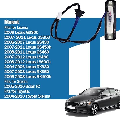Miniatura 2 de CULMKARI Interruptor de liberación del maletero para Lexus 2005-2010 Scion tC 2004-2010 2004-2010 Toyota Sienna reemplaza 84840-08010 901-715