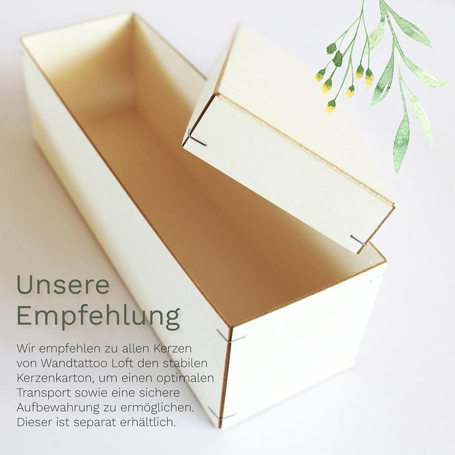 Wandtattoo Loft Taufkerze Mädchen oder Junge mit Taufspruch, Motiv Taube und Jesuskreuz, 25cm x 8cm, personalisierte Kerze, bedruckte Kerze zur Taufe, Stumpenkerze, Geburtskerze, Taufgeschenk