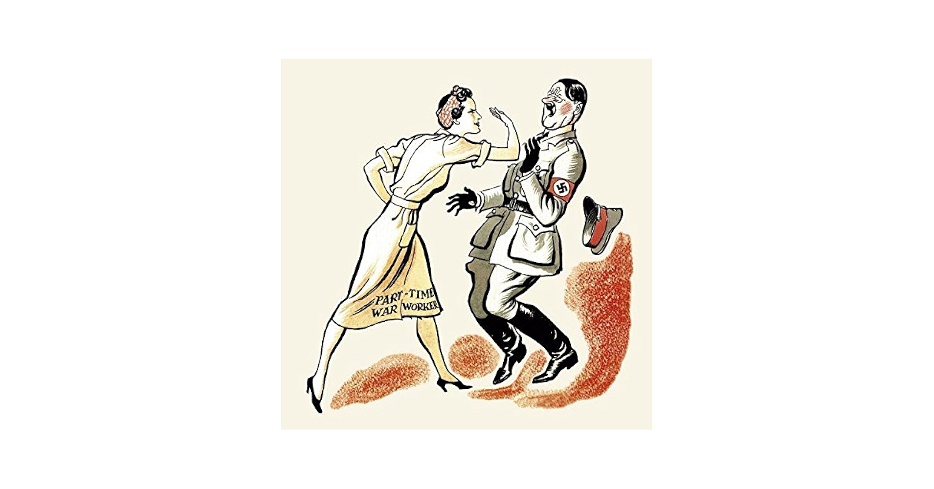 【antique】40's ポストカード ミリタリー 第二次世界大戦 コミック antique】40´s ポストカード ミリタリー 第二次世界大戦 コミック