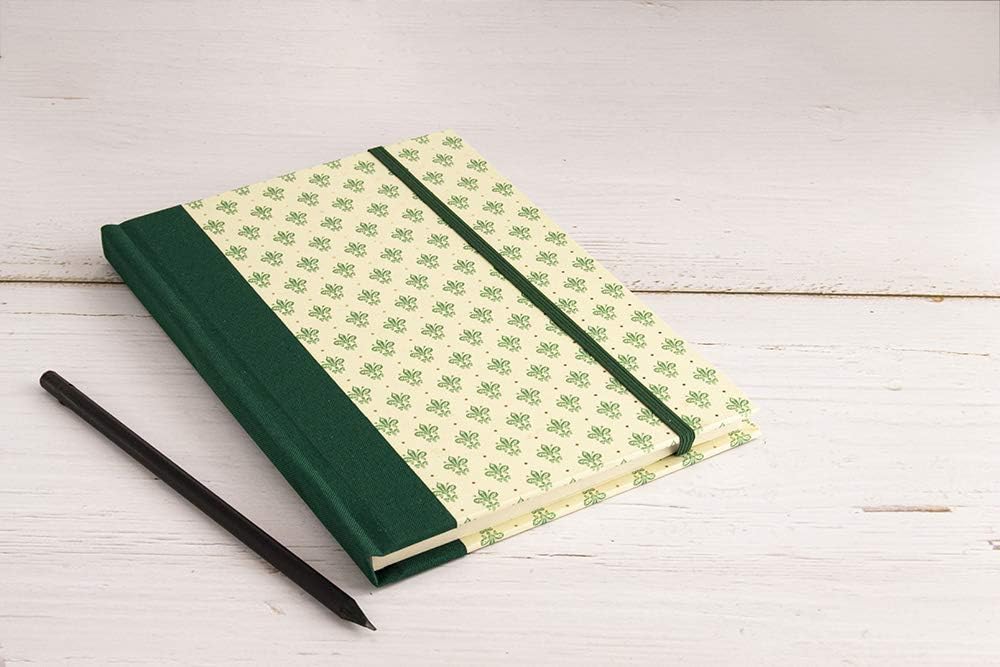 Notebook with Elastic cm 15x21, 70 Sheets Striped