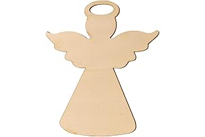 Personalized Wood Angel Christmas Ornaments