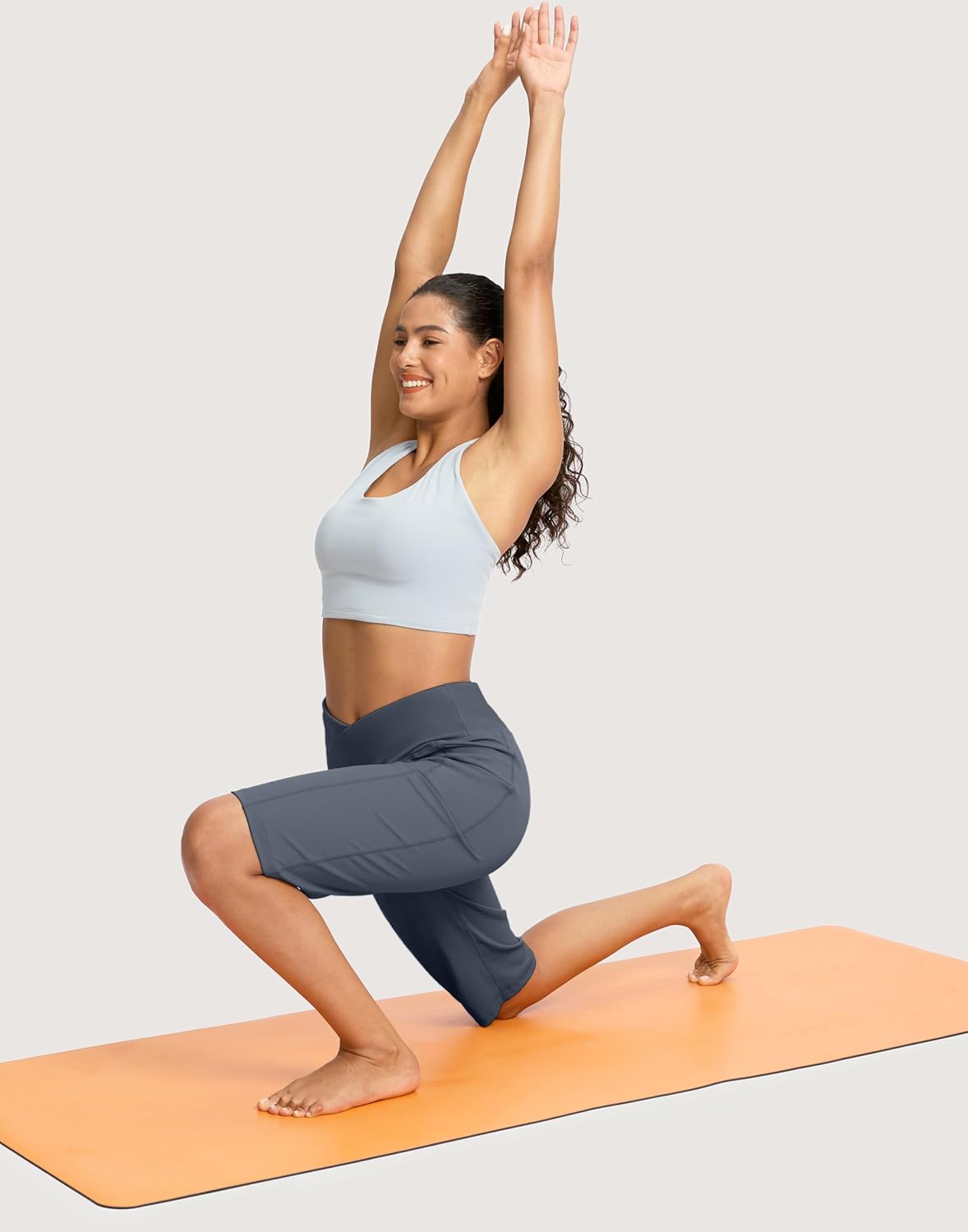 G Gradual Women's 14" Bermuda Long Shorts Knee Length High Waisted Athletic Shorts with Pockets Stretch Casual Summer Walking - Image 7